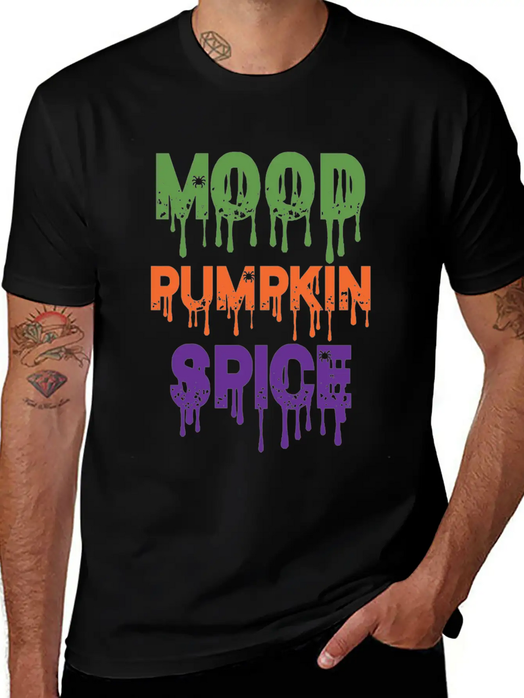 Mood Pumpkin Spice Relaxed Everyday Tee – Lightweight And Durable Cotton
