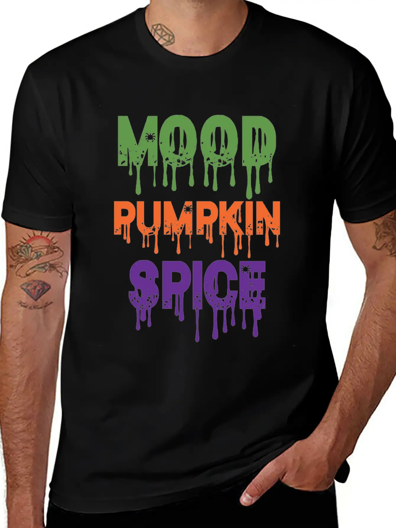 Mood Pumpkin Spice Relaxed Everyday Tee – Lightweight And Durable Cotton