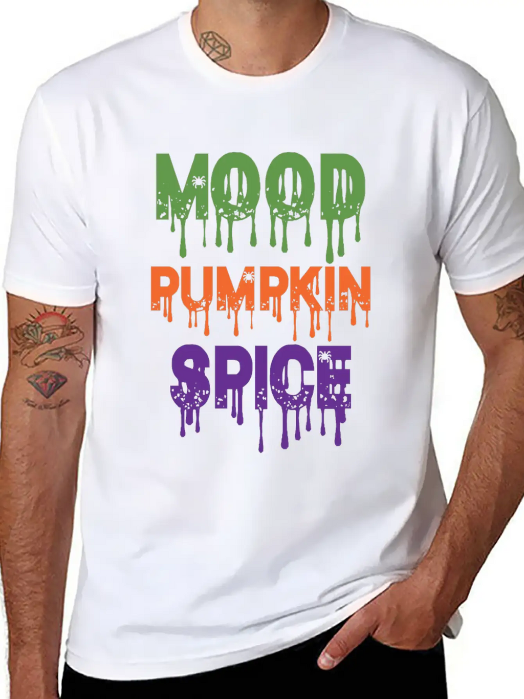 Mood Pumpkin Spice Relaxed Everyday Tee – Lightweight And Durable Cotton