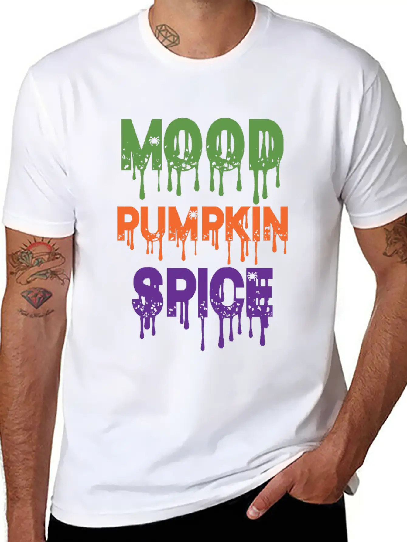 Mood Pumpkin Spice Relaxed Everyday Tee – Lightweight And Durable Cotton