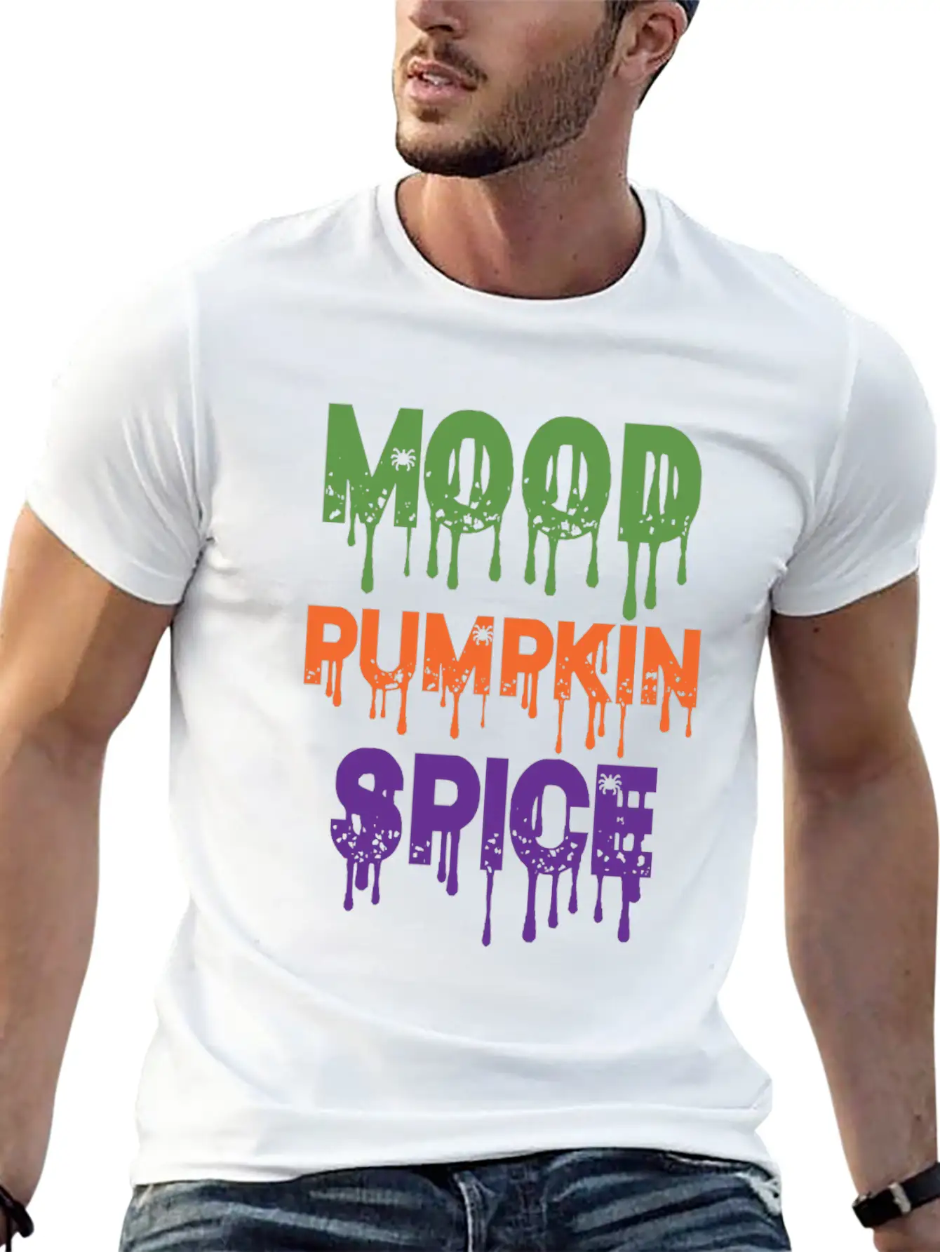 Mood Pumpkin Spice Relaxed Everyday Tee – Lightweight And Durable Cotton