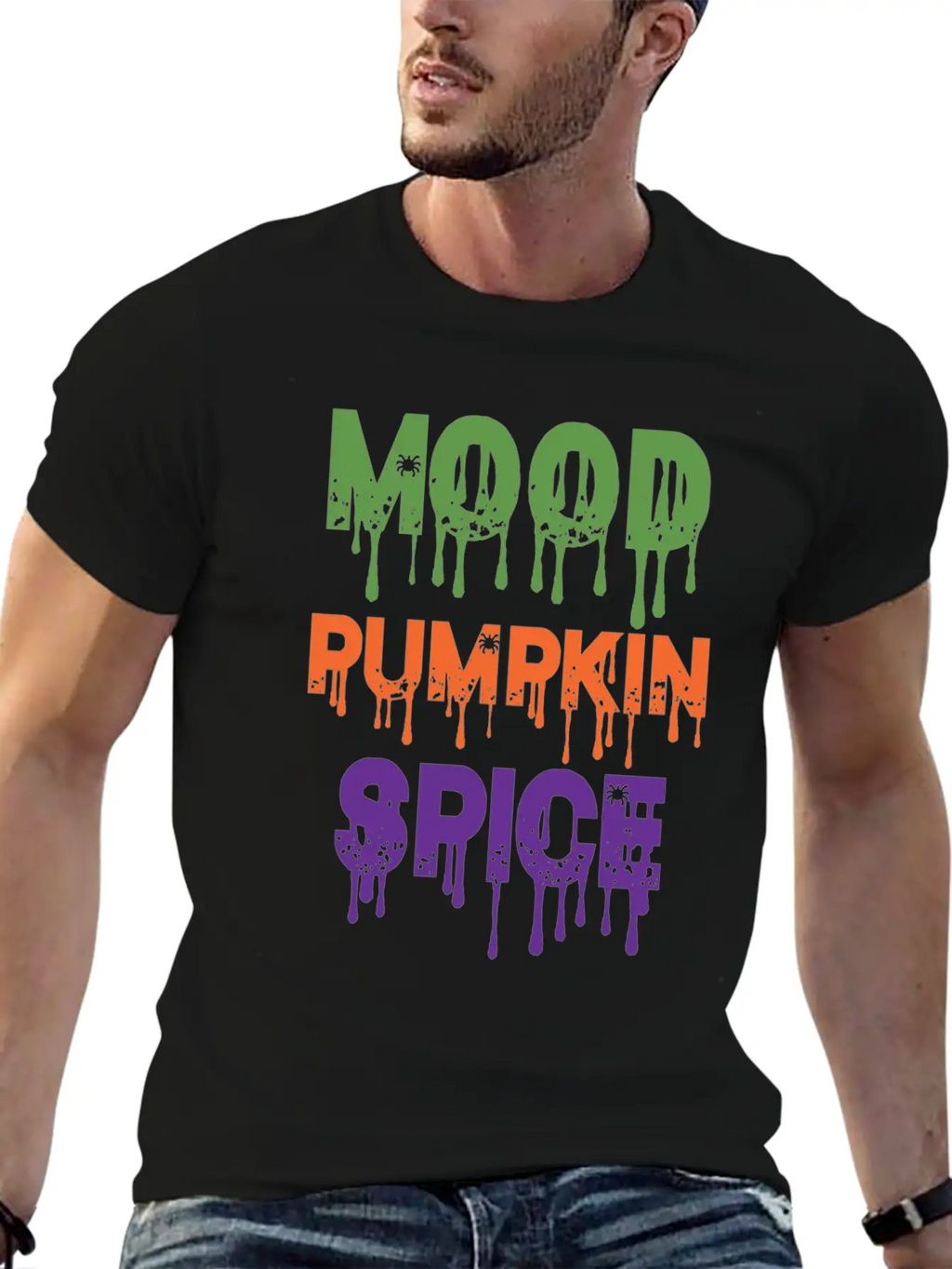 Mood Pumpkin Spice Relaxed Everyday Tee – Lightweight And Durable Cotton