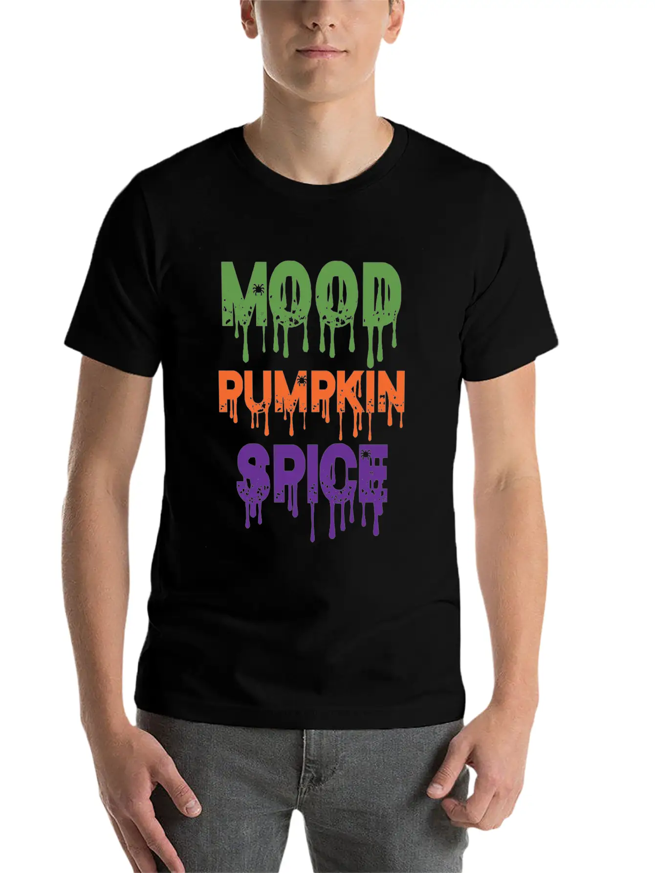 Mood Pumpkin Spice Relaxed Everyday Tee – Lightweight And Durable Cotton