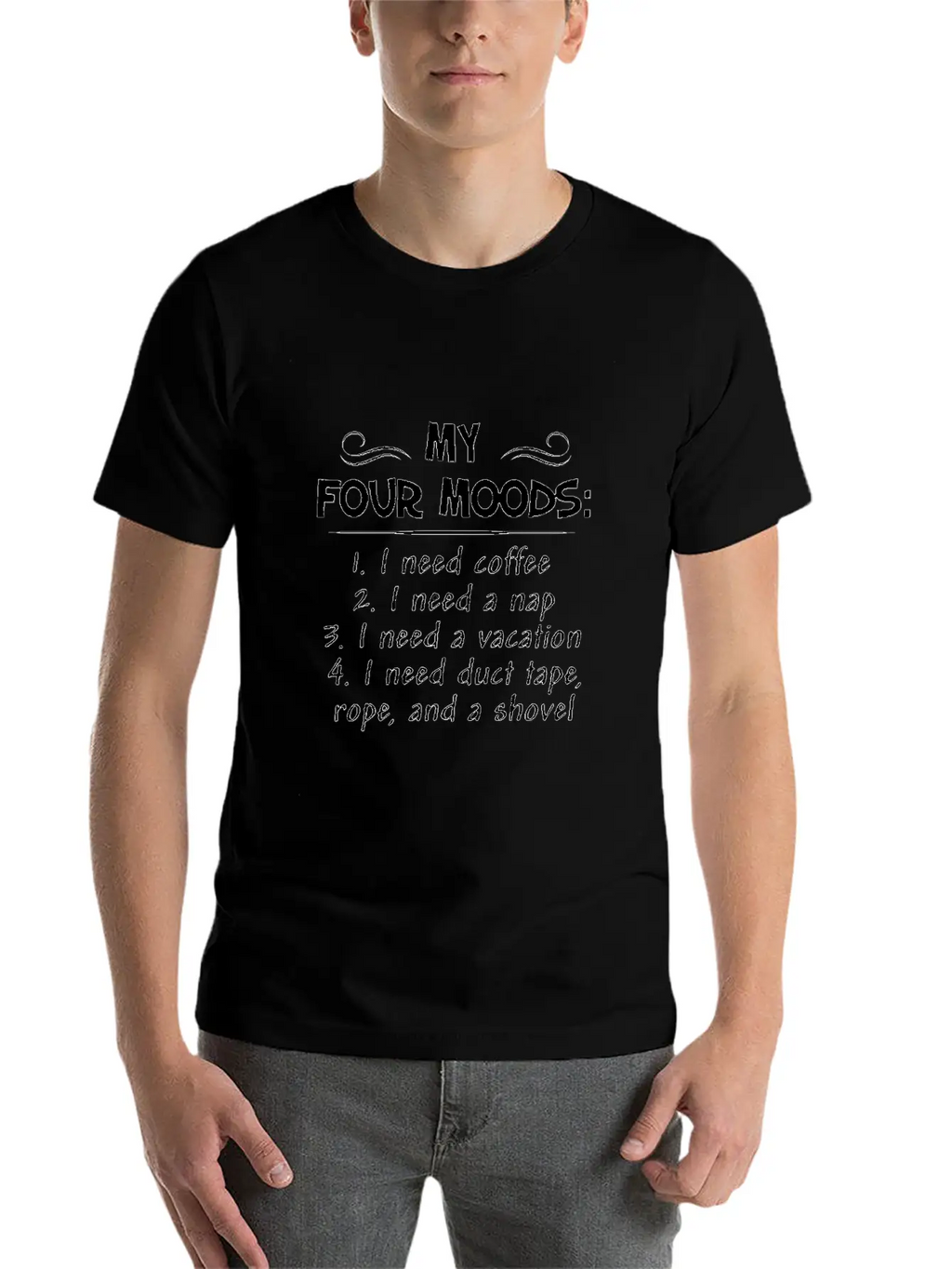Moods Classic Cotton Tee – Unisex Comfort For Any Season