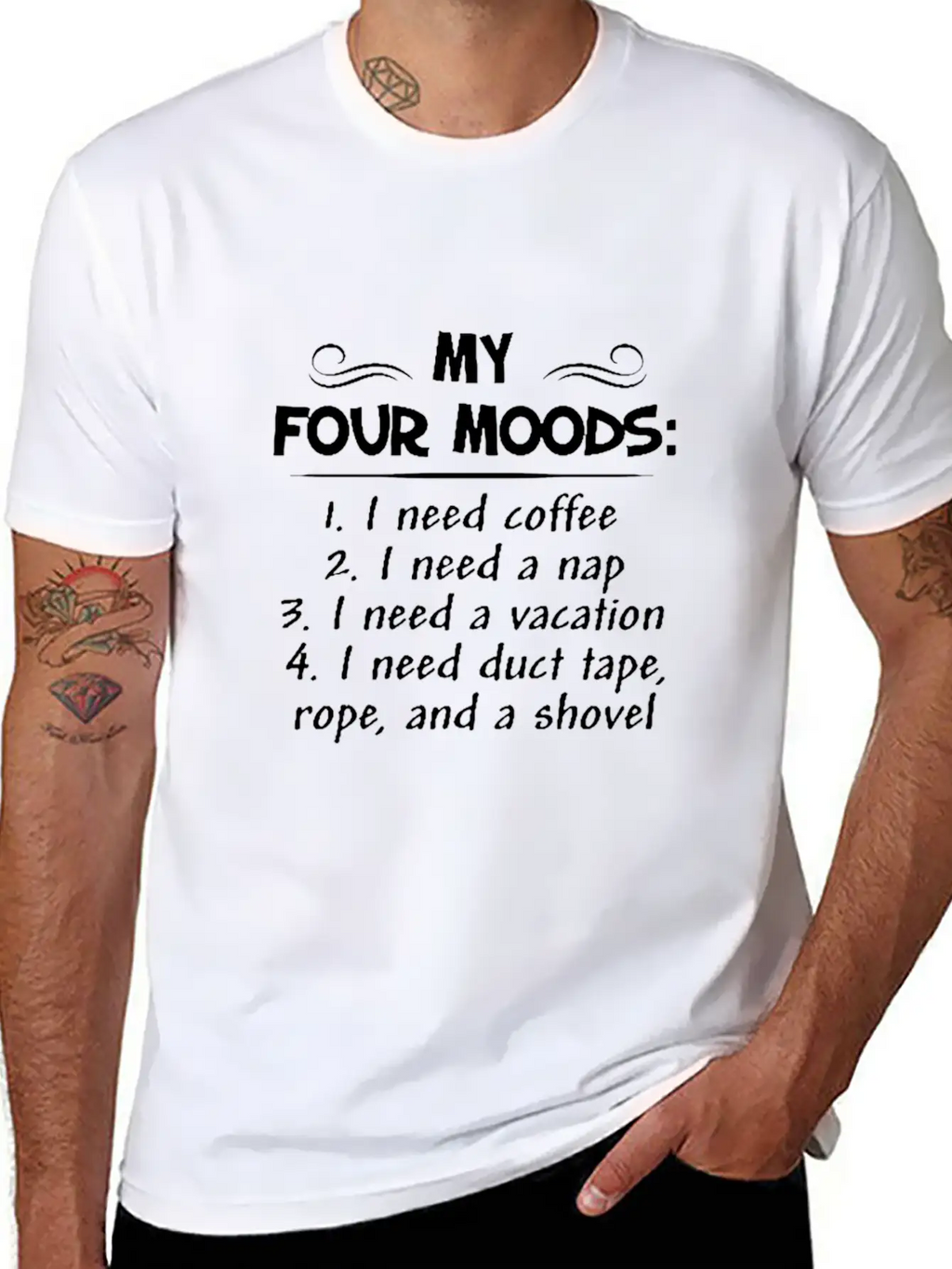 Moods Classic Cotton Tee – Unisex Comfort For Any Season