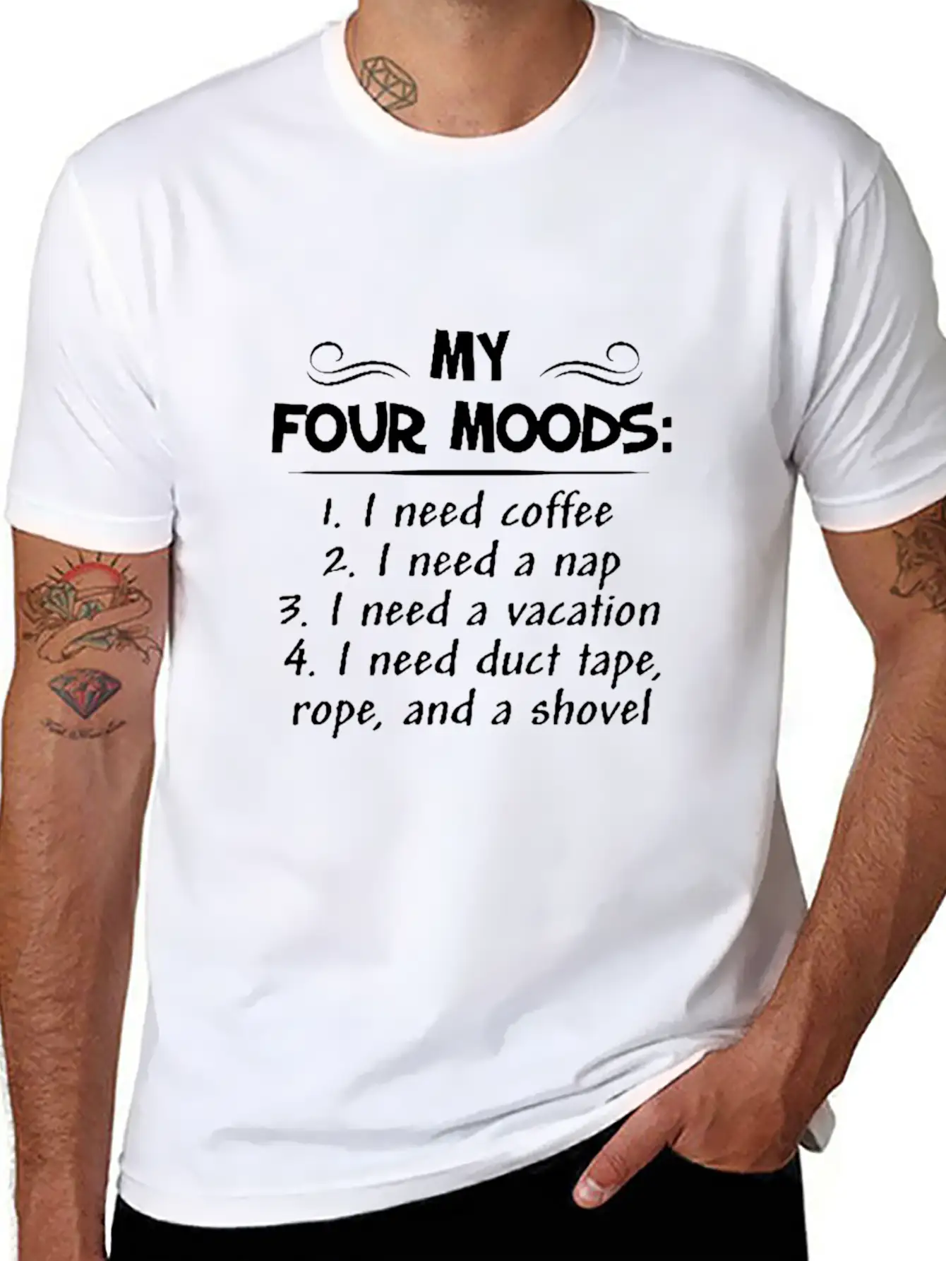 Moods Classic Cotton Tee – Unisex Comfort For Any Season