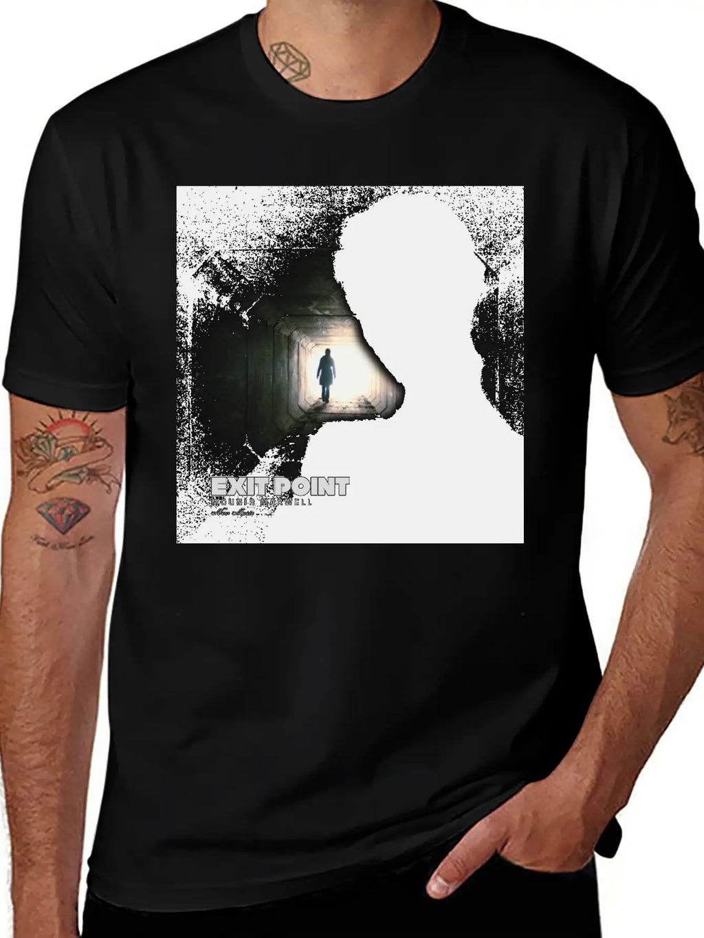 MOOKA - Exit Point - Letting Go Of The Negative Modern Fit Casual T-Shirt – Clean And Versatile Design