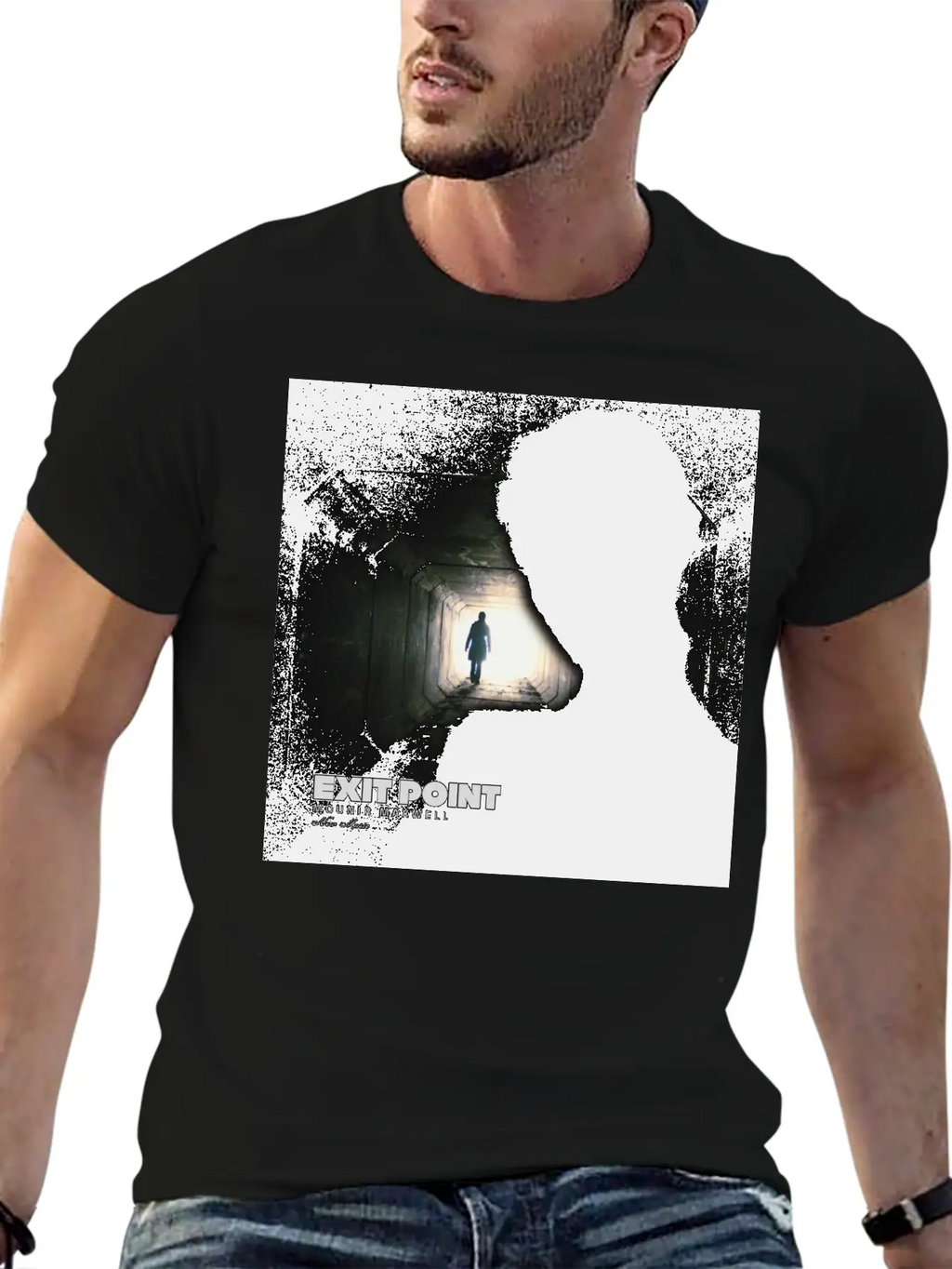 MOOKA - Exit Point - Letting Go Of The Negative Modern Fit Casual T-Shirt – Clean And Versatile Design