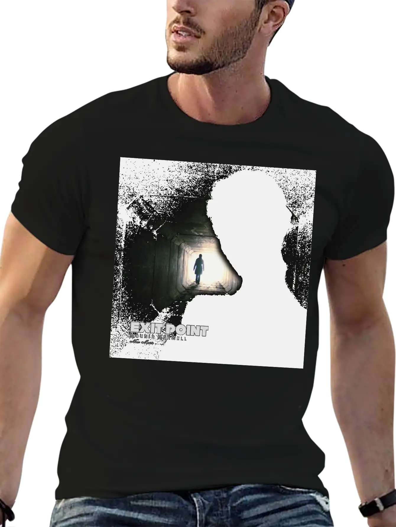 MOOKA - Exit Point - Letting Go Of The Negative Modern Fit Casual T-Shirt – Clean And Versatile Design