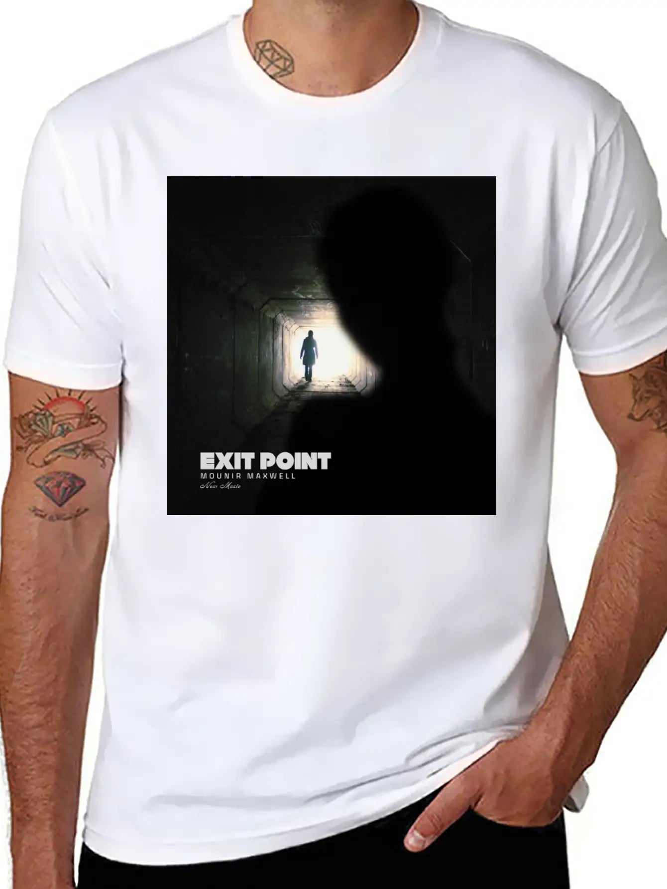 MOOKA - Exit Point - Letting Go Of The Negative Modern Fit Casual T-Shirt – Clean And Versatile Design