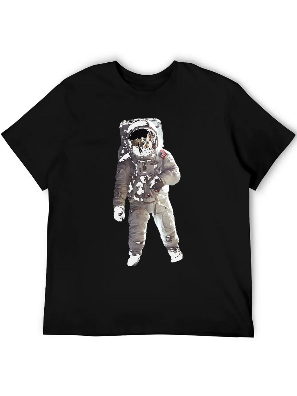 Moon Landing USA Space Astronaut Stylish Everyday T-Shirt – Unisex Basic Cotton Tee