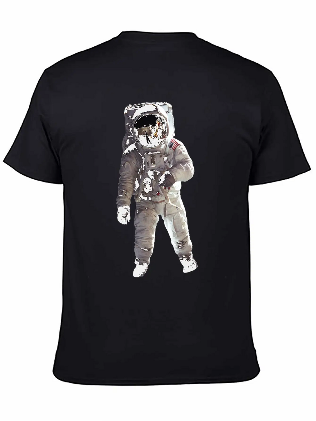 Moon Landing USA Space Astronaut Stylish Everyday T-Shirt – Unisex Basic Cotton Tee