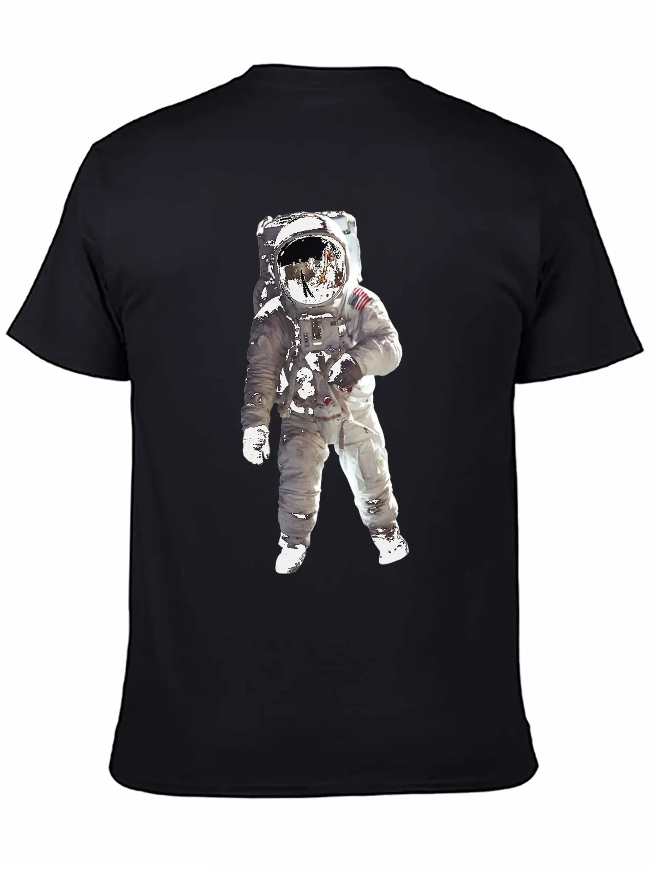 Moon Landing USA Space Astronaut Stylish Everyday T-Shirt – Unisex Basic Cotton Tee