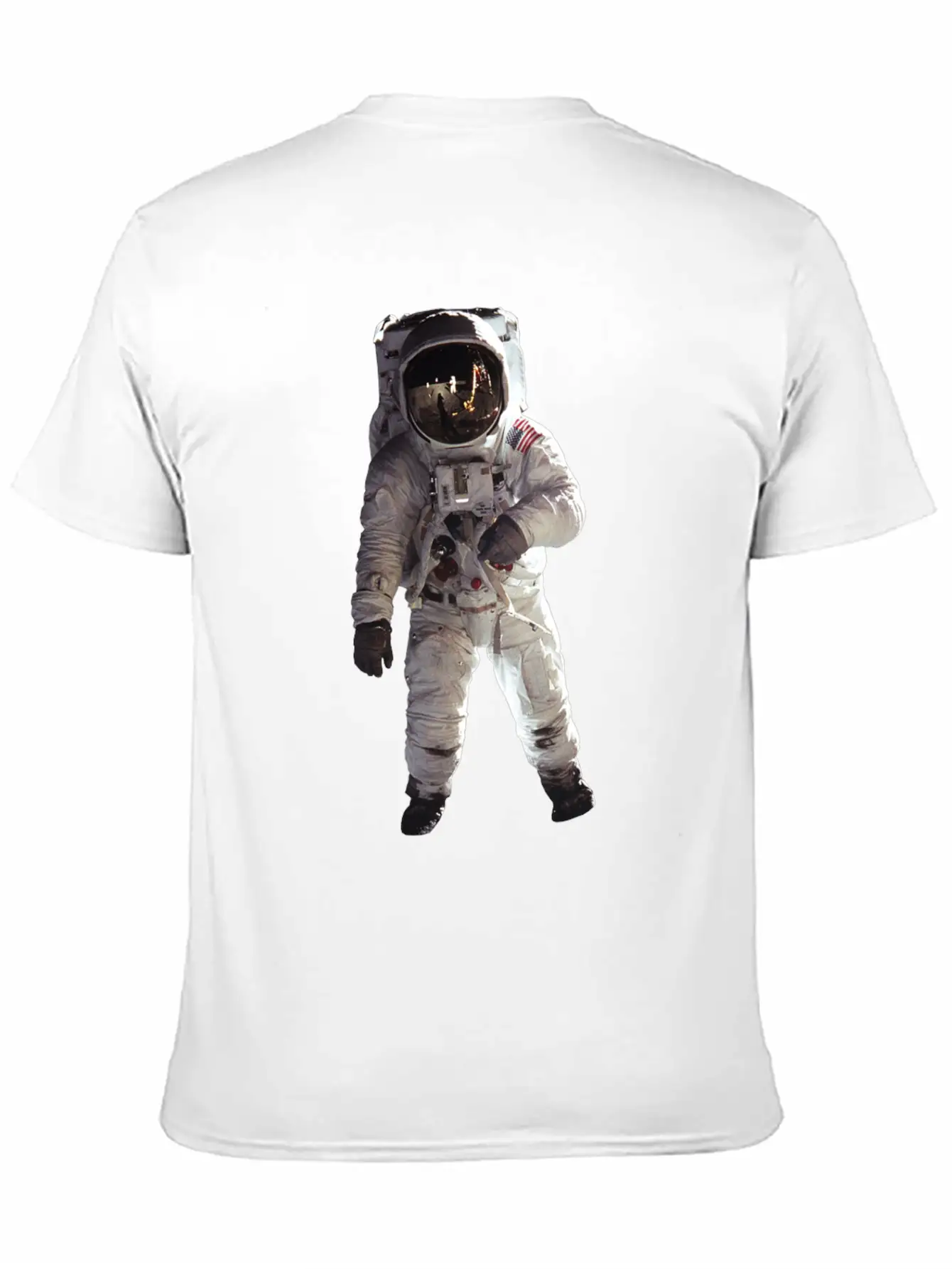Moon Landing USA Space Astronaut Stylish Everyday T-Shirt – Unisex Basic Cotton Tee