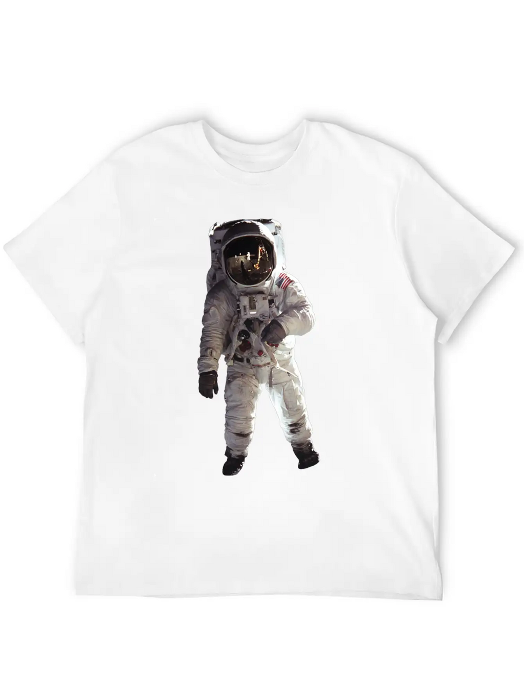 Moon Landing USA Space Astronaut Stylish Everyday T-Shirt – Unisex Basic Cotton Tee