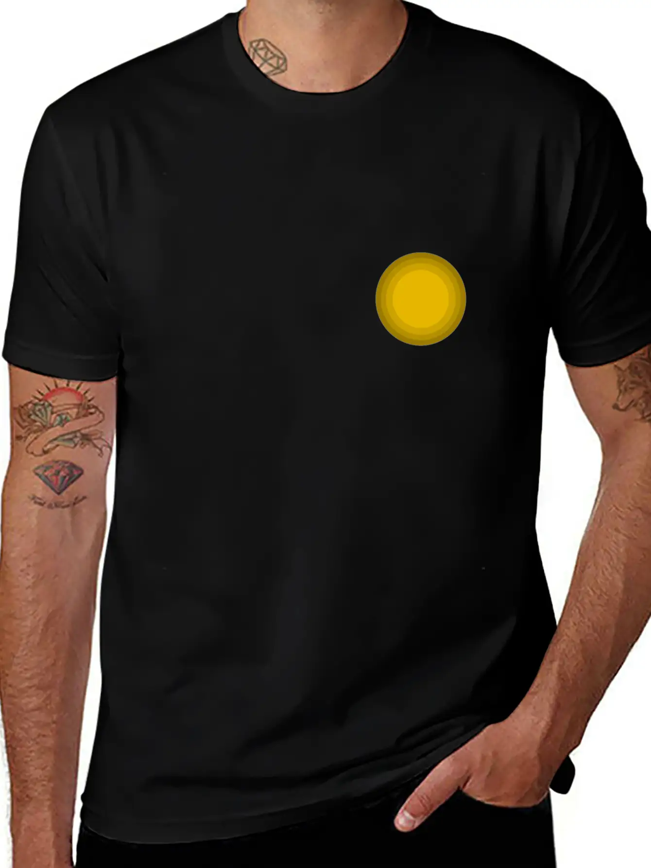 Moon Modern Fit Casual T-Shirt – Clean And Versatile Design