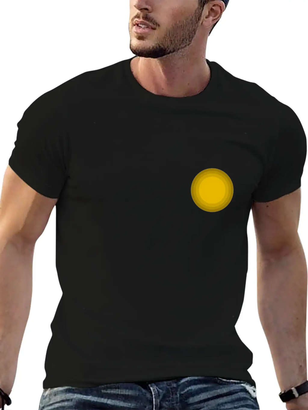 Moon Modern Fit Casual T-Shirt – Clean And Versatile Design