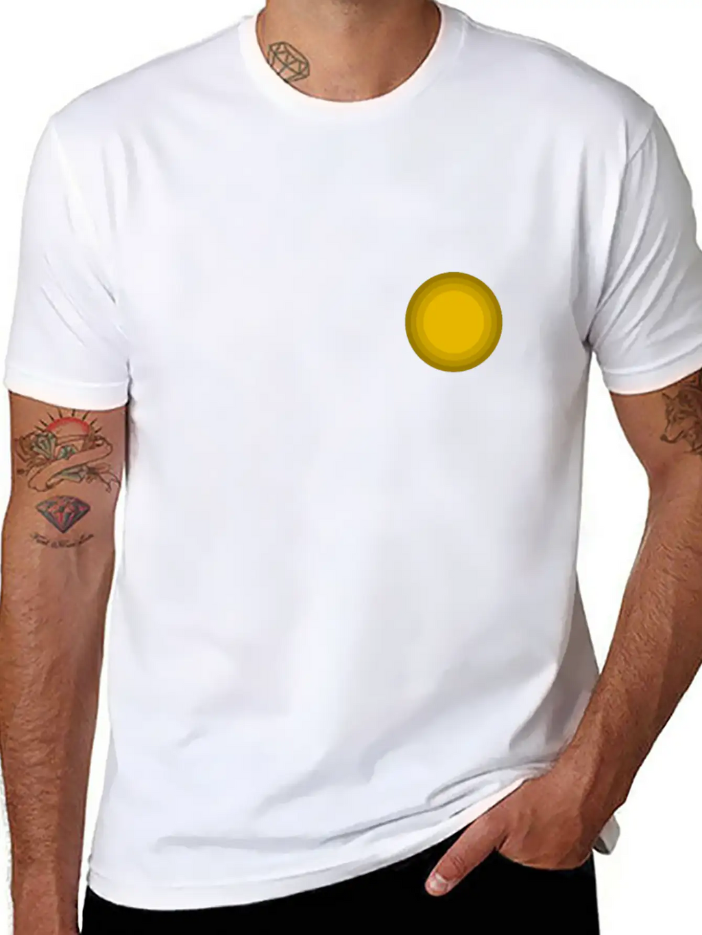 Moon Modern Fit Casual T-Shirt – Clean And Versatile Design