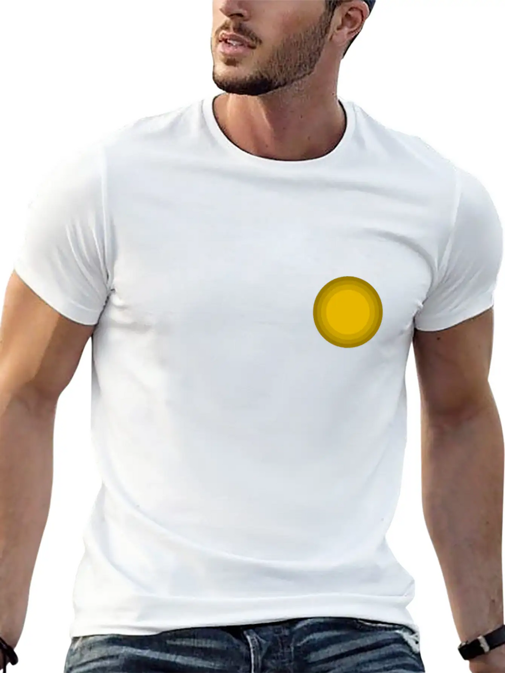 Moon Modern Fit Casual T-Shirt – Clean And Versatile Design