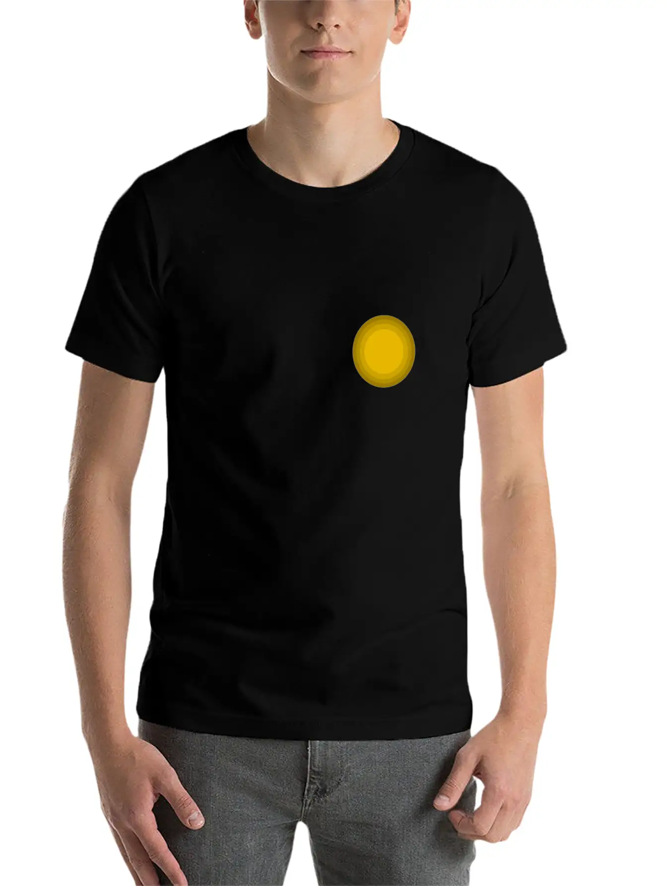 Moon Modern Fit Casual T-Shirt – Clean And Versatile Design