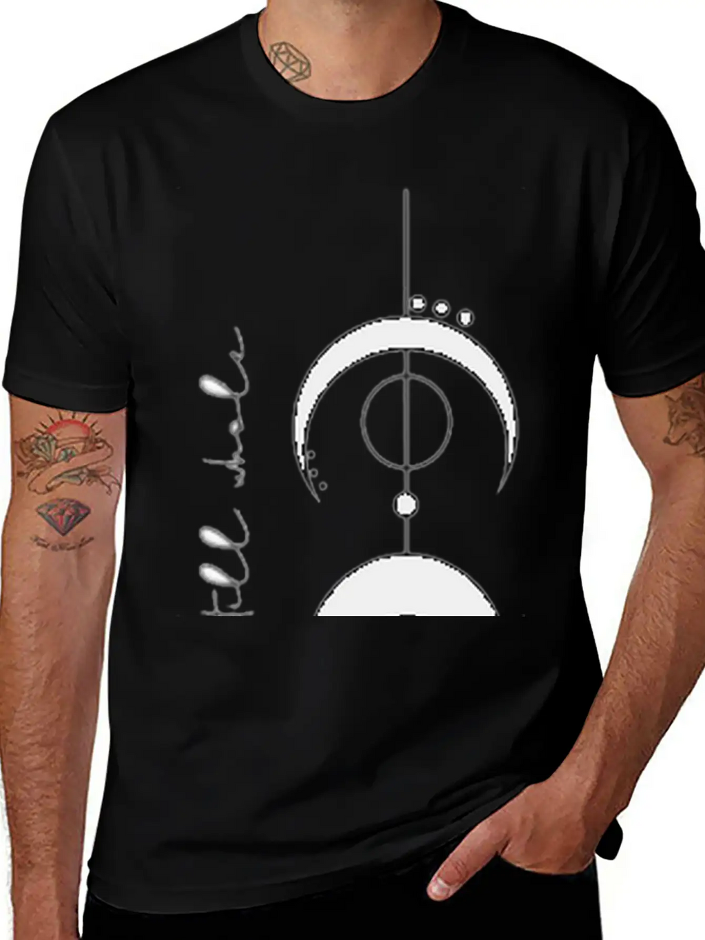 Moon Phases Essential Cotton Tee For Daily Outfits – Unisex Style