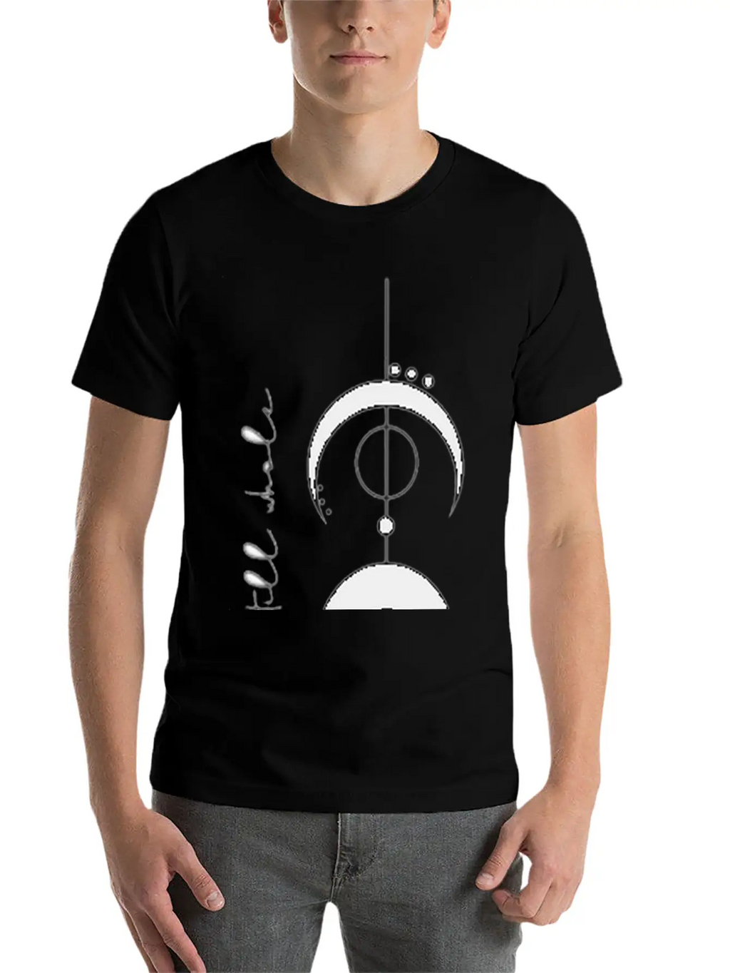 Moon Phases Essential Cotton Tee For Daily Outfits – Unisex Style