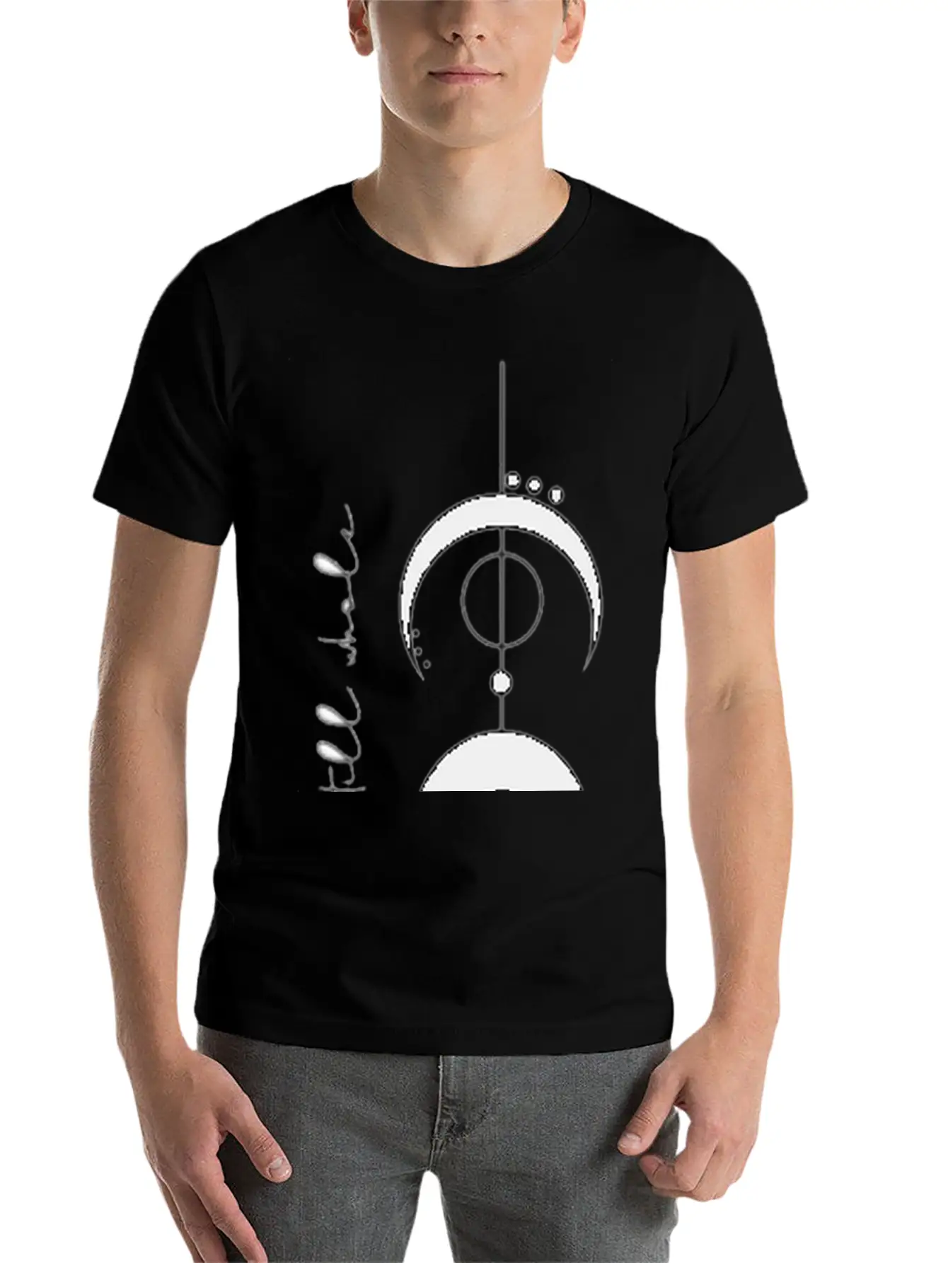 Moon Phases Essential Cotton Tee For Daily Outfits – Unisex Style
