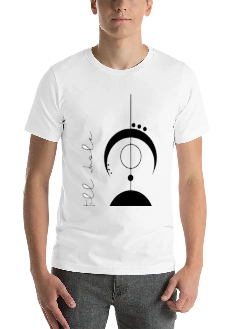 Moon Phases Essential Cotton Tee For Daily Outfits – Unisex Style