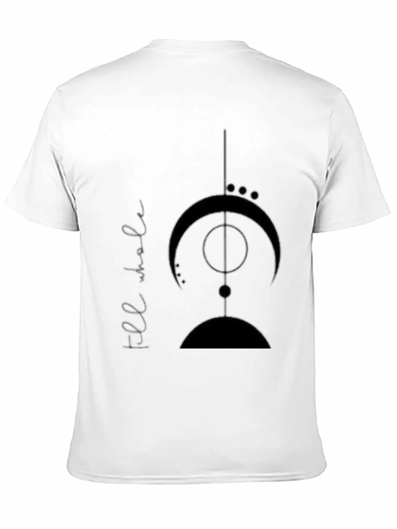 Moon Phases Essential Cotton Tee For Daily Outfits – Unisex Style