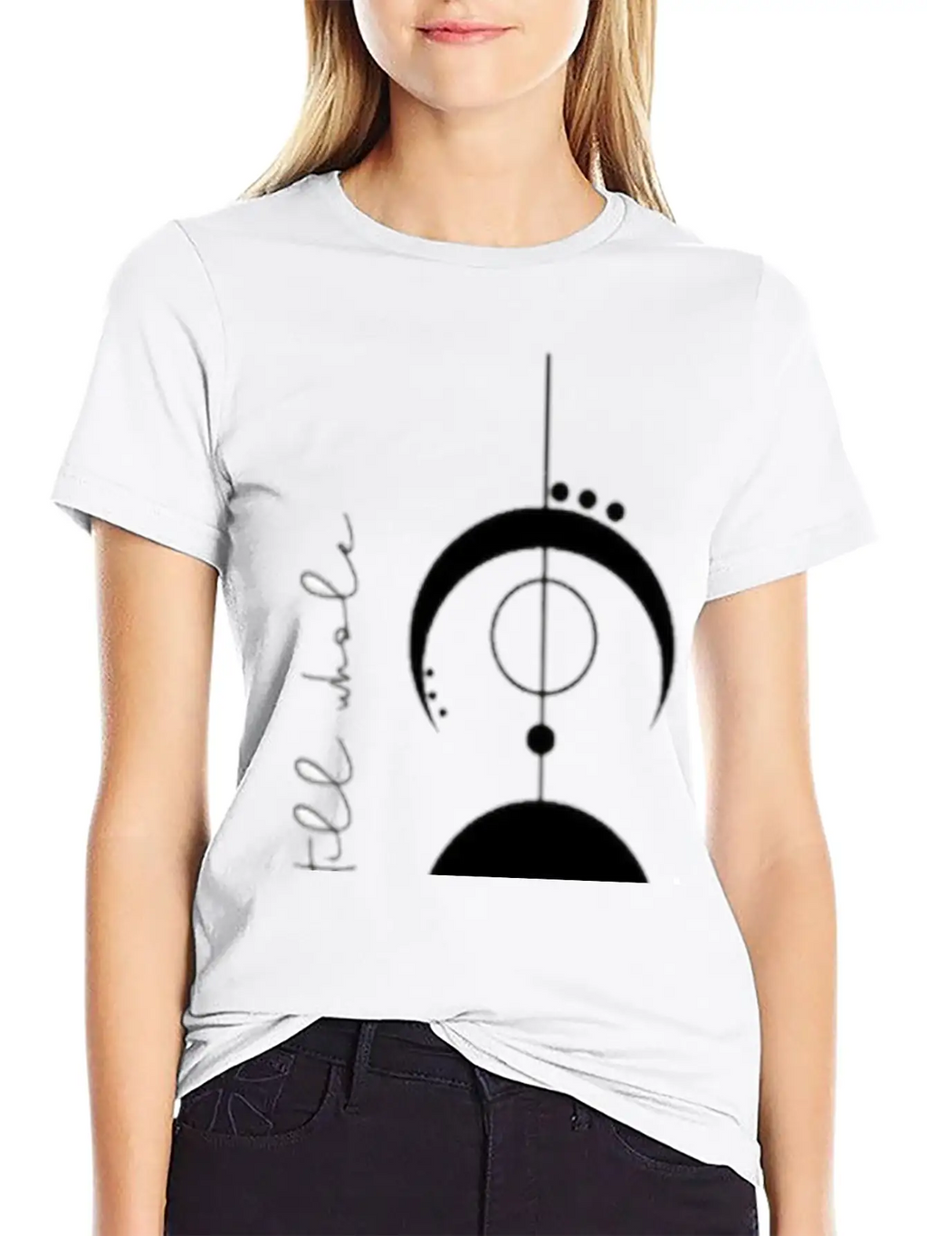 Moon Phases Essential Cotton Tee For Daily Outfits – Unisex Style