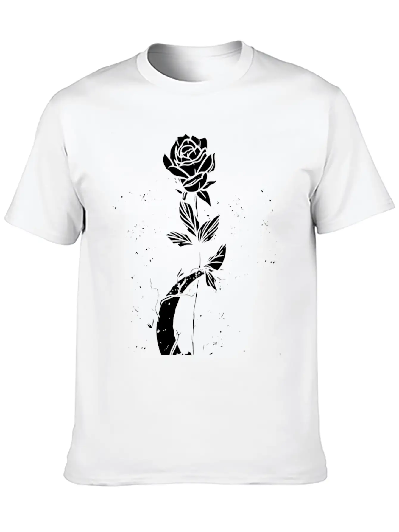 Moon Rose Vintage Occult Witchcraft The Gothic Breathable Graphic T-Shirt – Perfect For Casual Days