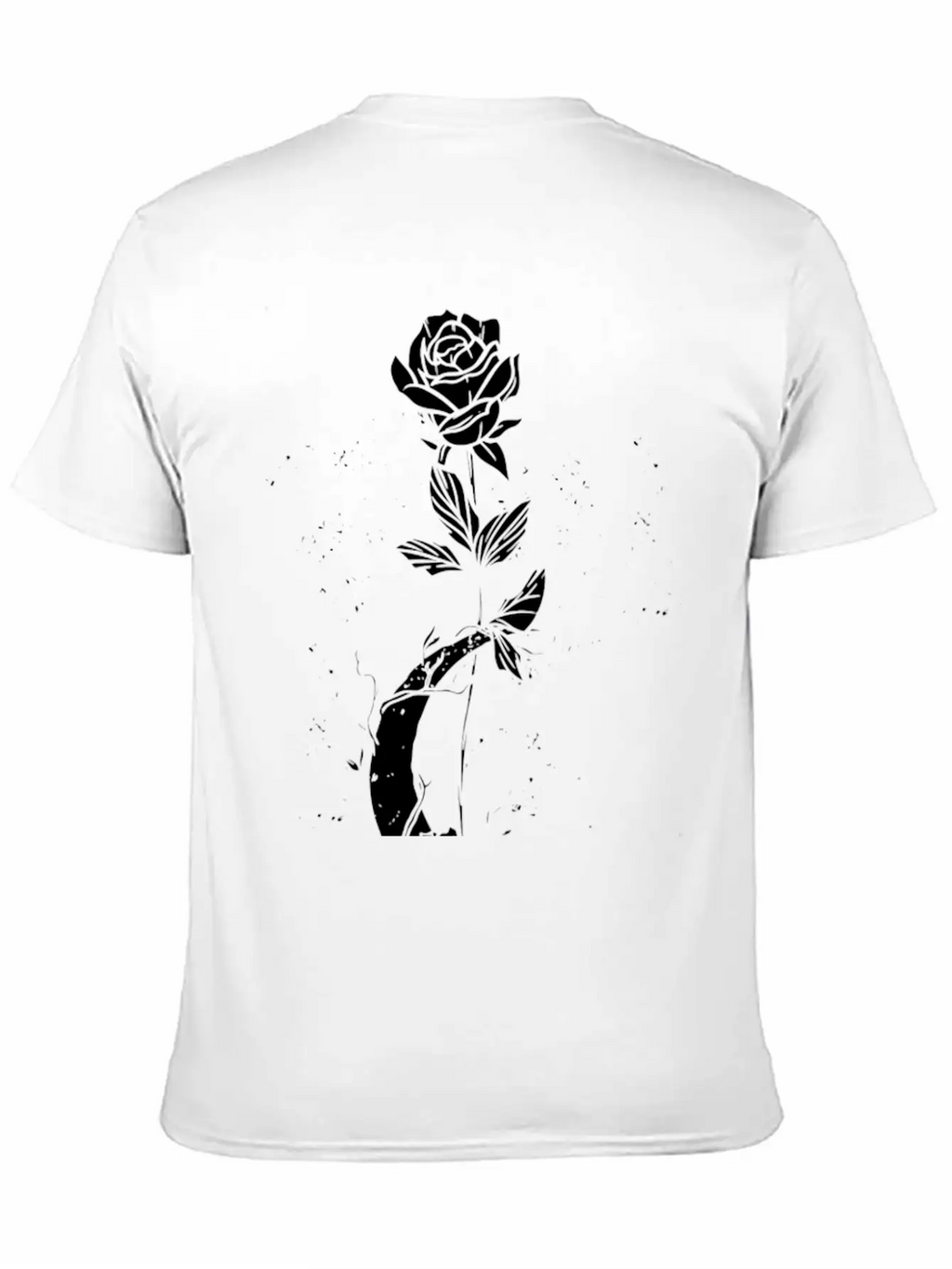 Moon Rose Vintage Occult Witchcraft The Gothic Breathable Graphic T-Shirt – Perfect For Casual Days