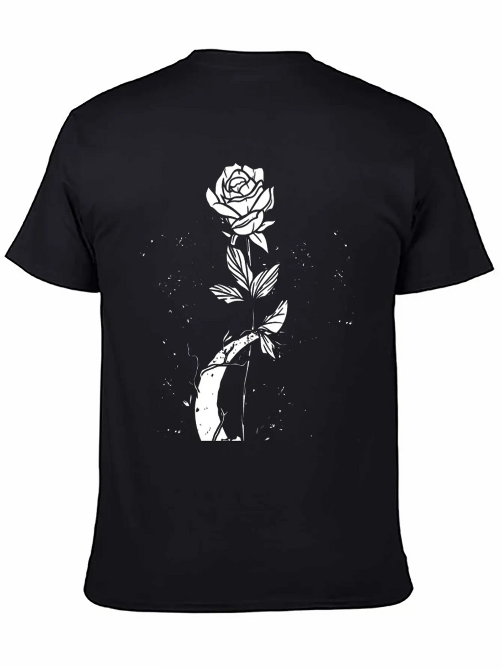 Moon Rose Vintage Occult Witchcraft The Gothic Breathable Graphic T-Shirt – Perfect For Casual Days