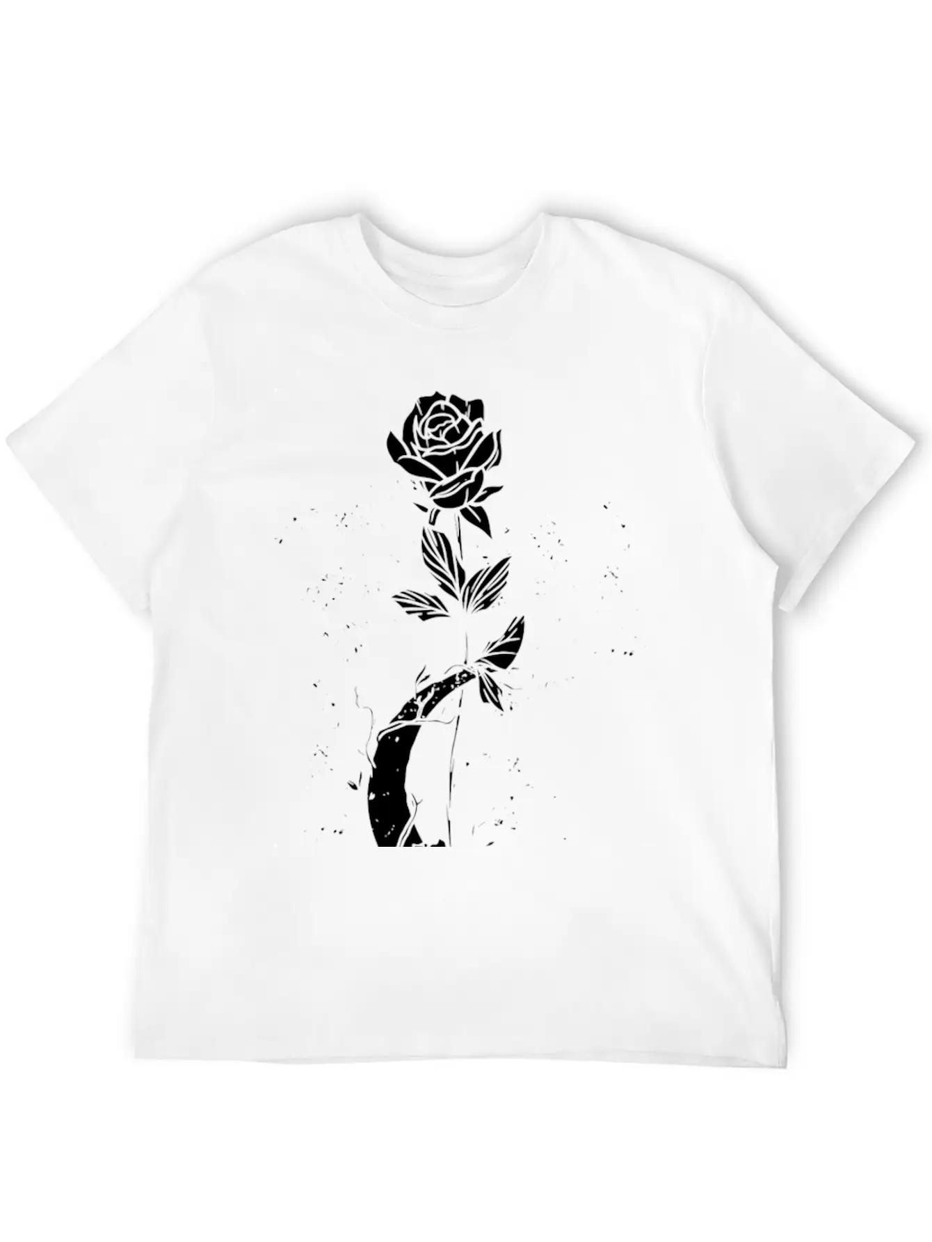 Moon Rose Vintage Occult Witchcraft The Gothic Breathable Graphic T-Shirt – Perfect For Casual Days