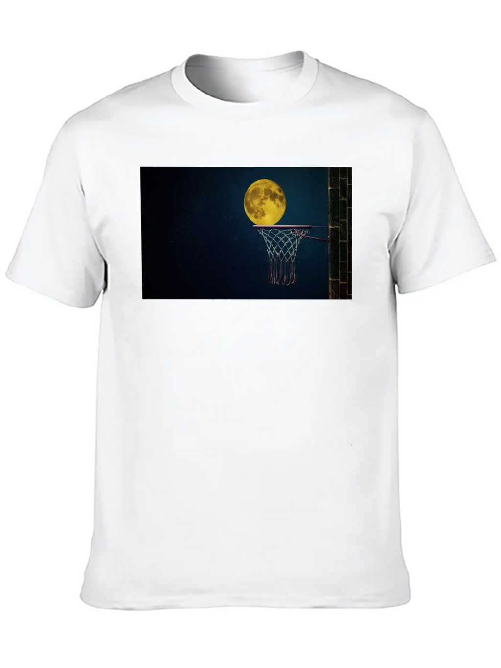Moonlight Night Essential Cotton Tee For Daily Outfits – Unisex Style
