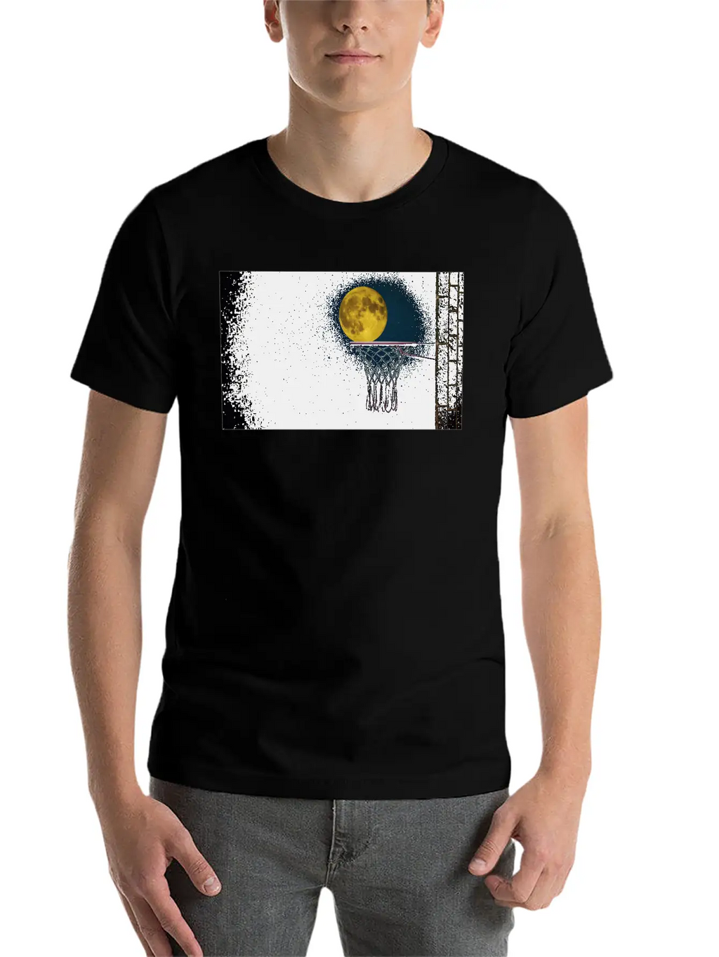 Moonlight Night Essential Cotton Tee For Daily Outfits – Unisex Style