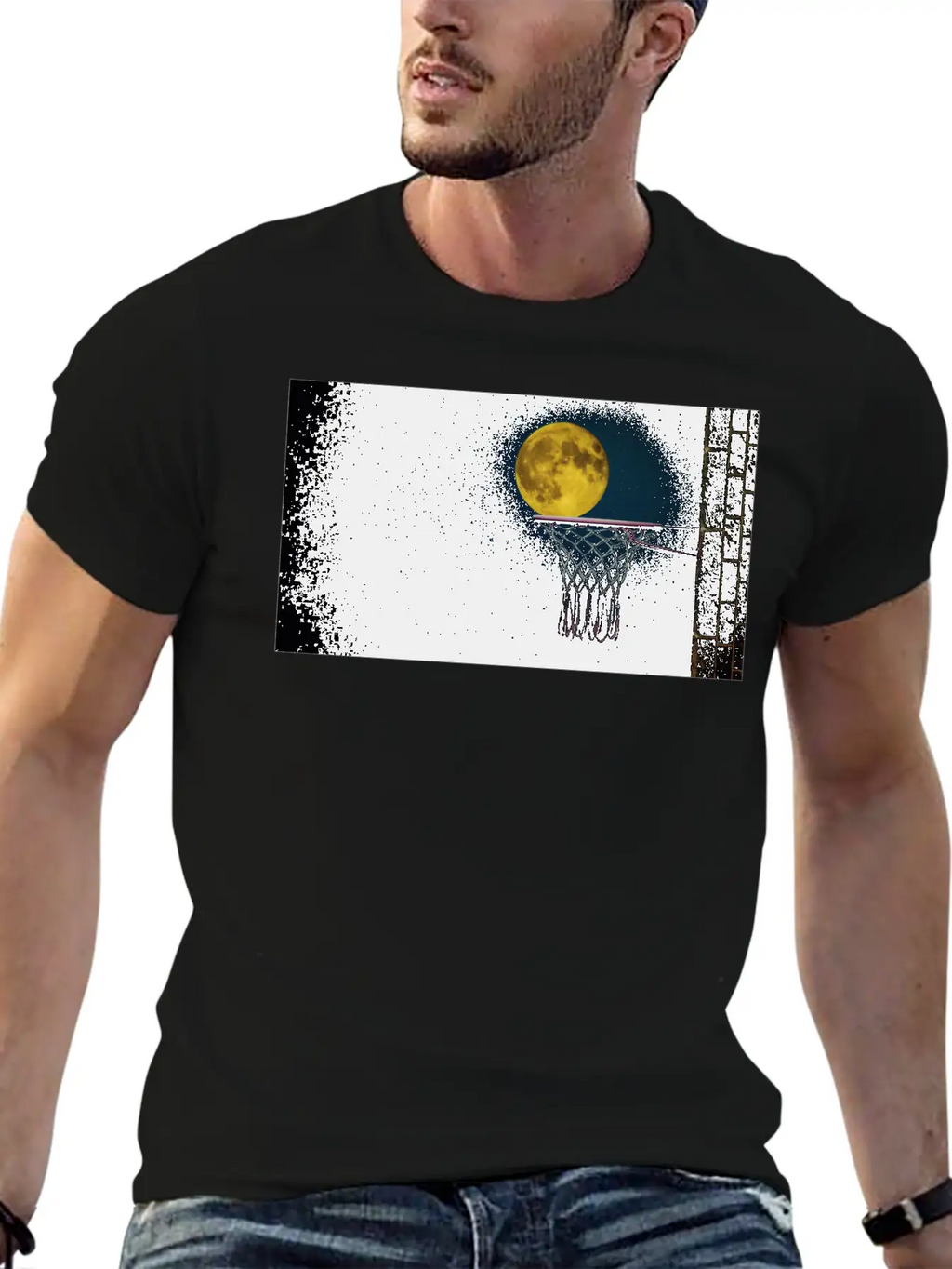Moonlight Night Essential Cotton Tee For Daily Outfits – Unisex Style