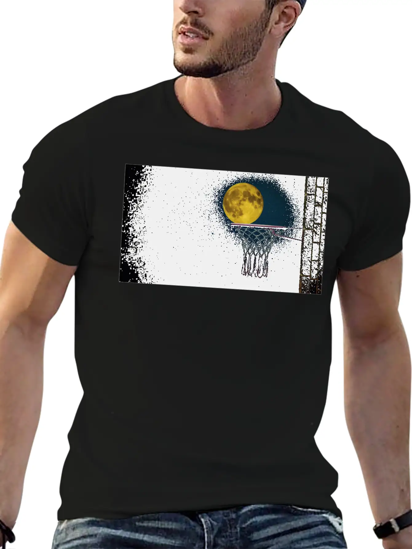 Moonlight Night Essential Cotton Tee For Daily Outfits – Unisex Style