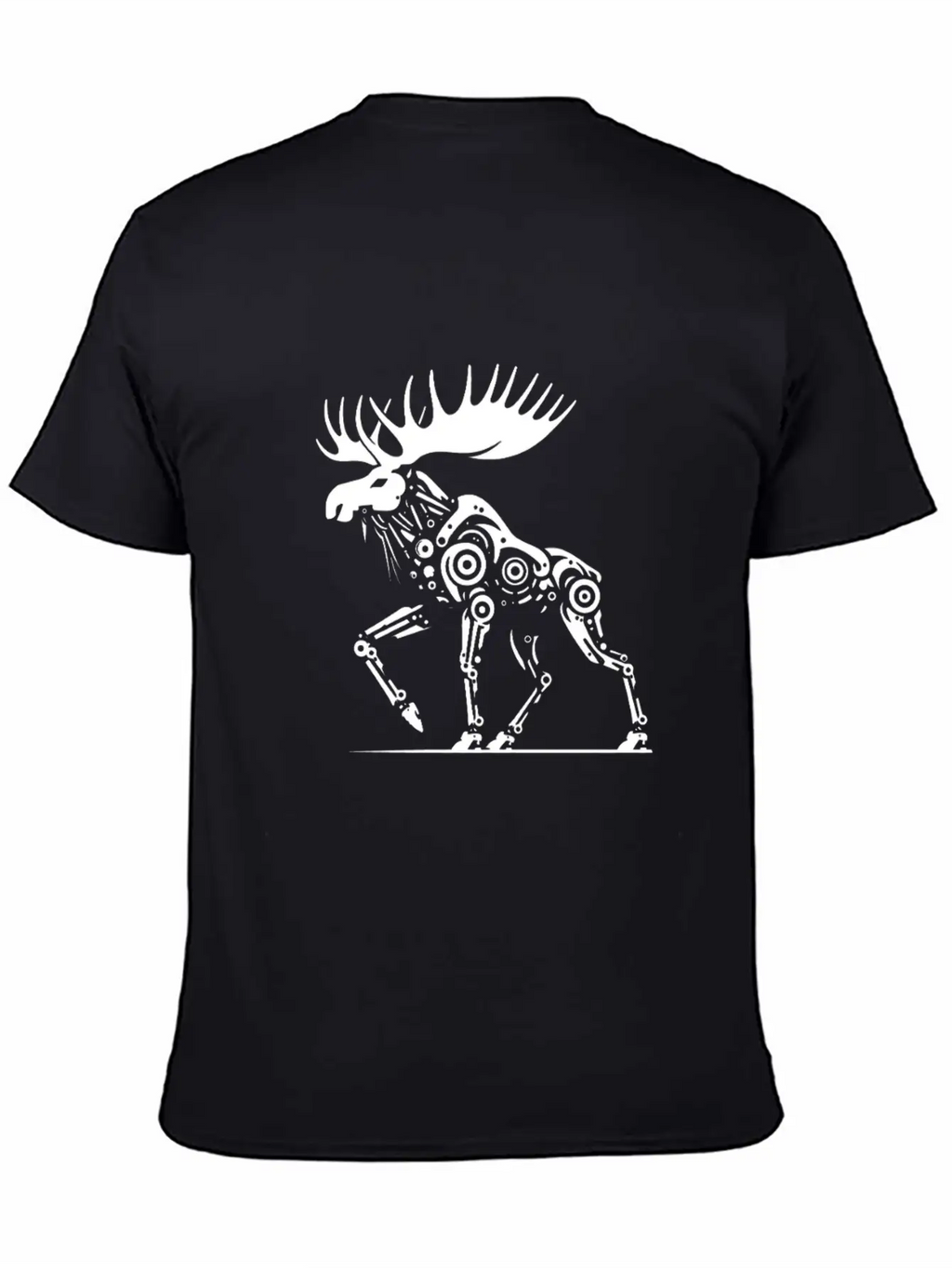 Moose Robotics Mech Sci-Fi Cyberpunk Steampunk Breathable Soft Cotton T-Shirt – Timeless Casual Look
