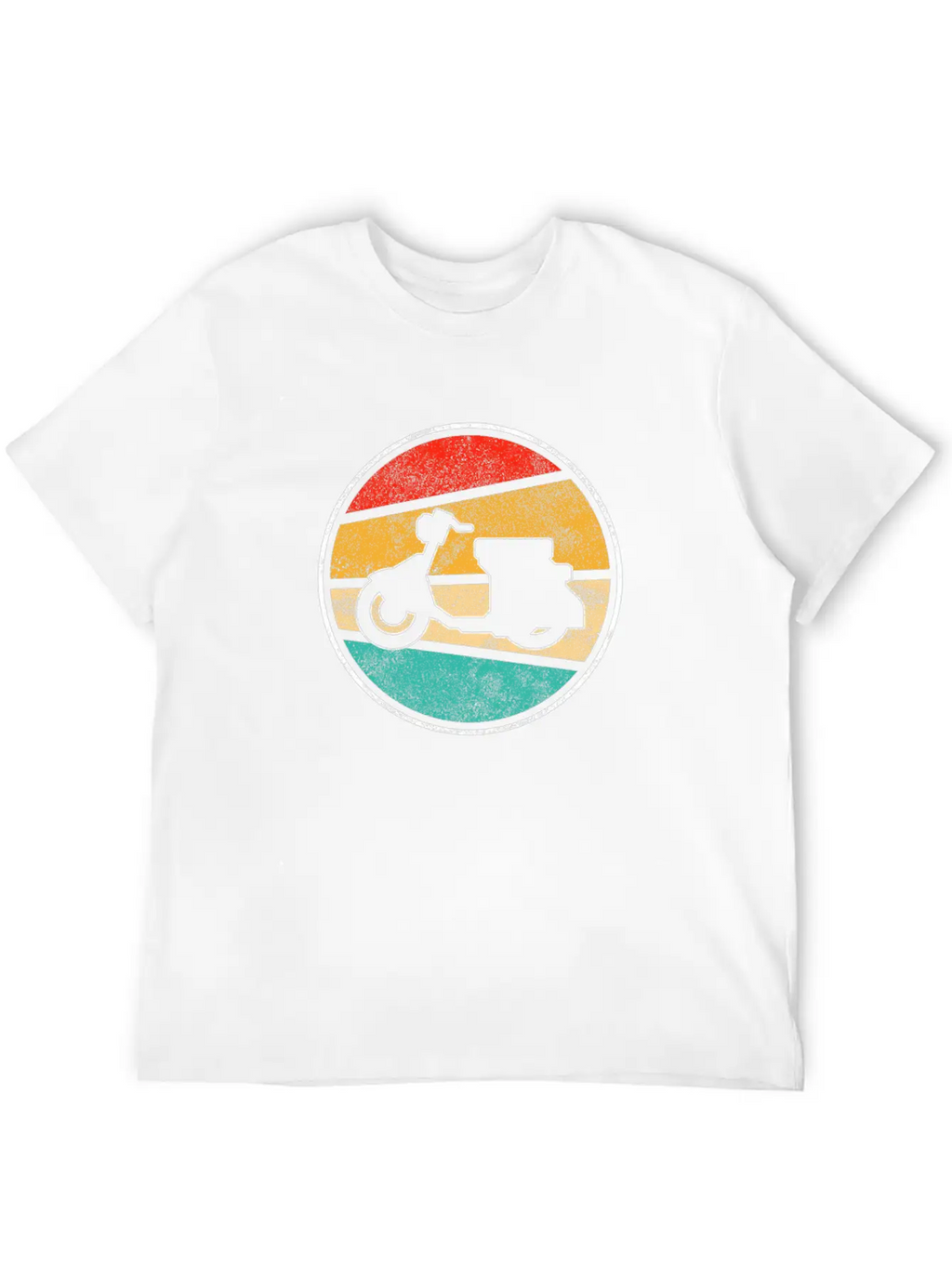 Moped Retro Classic Cotton Tee – Unisex Comfort For Any Season