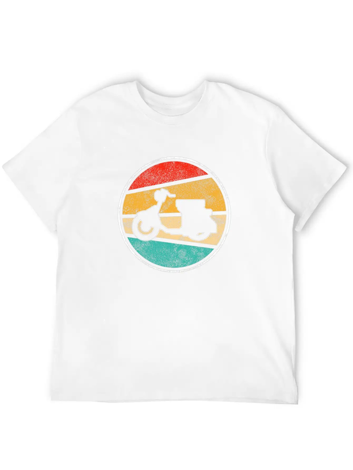Moped Retro Classic Cotton Tee – Unisex Comfort For Any Season