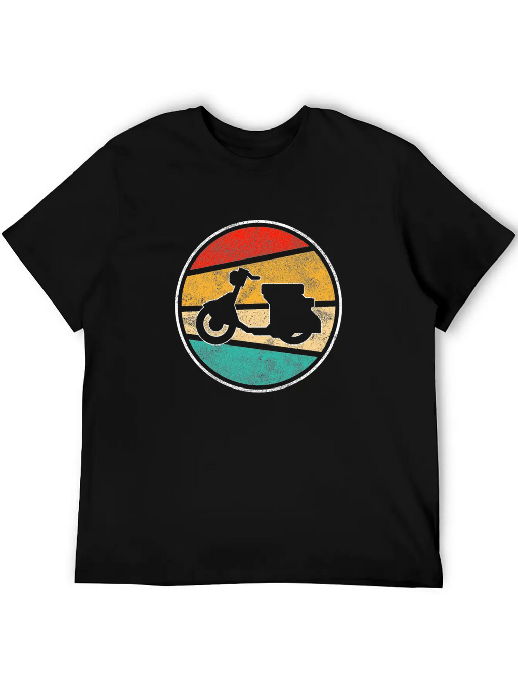 Moped Retro Classic Cotton Tee – Unisex Comfort For Any Season