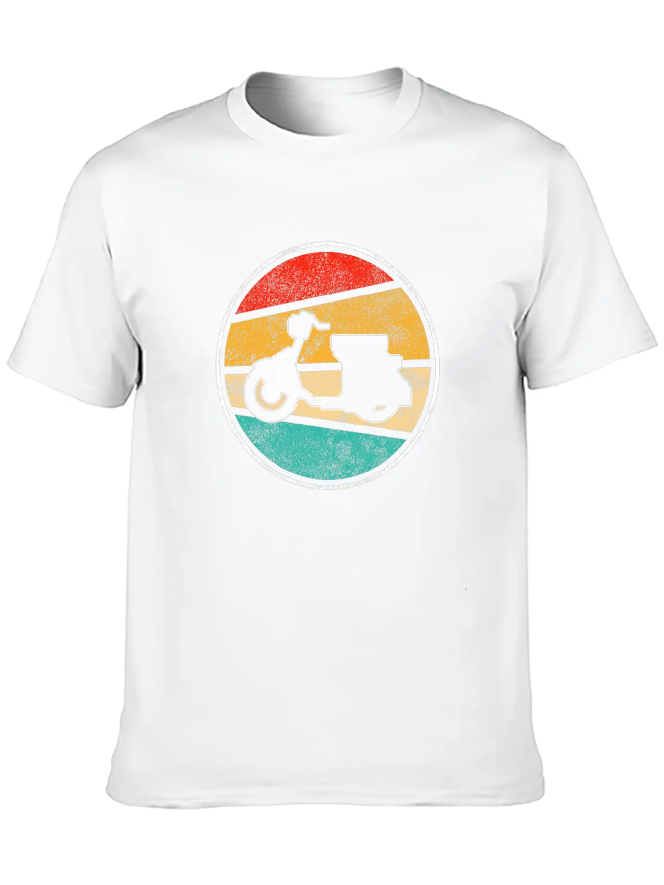 Moped Retro Classic Cotton Tee – Unisex Comfort For Any Season