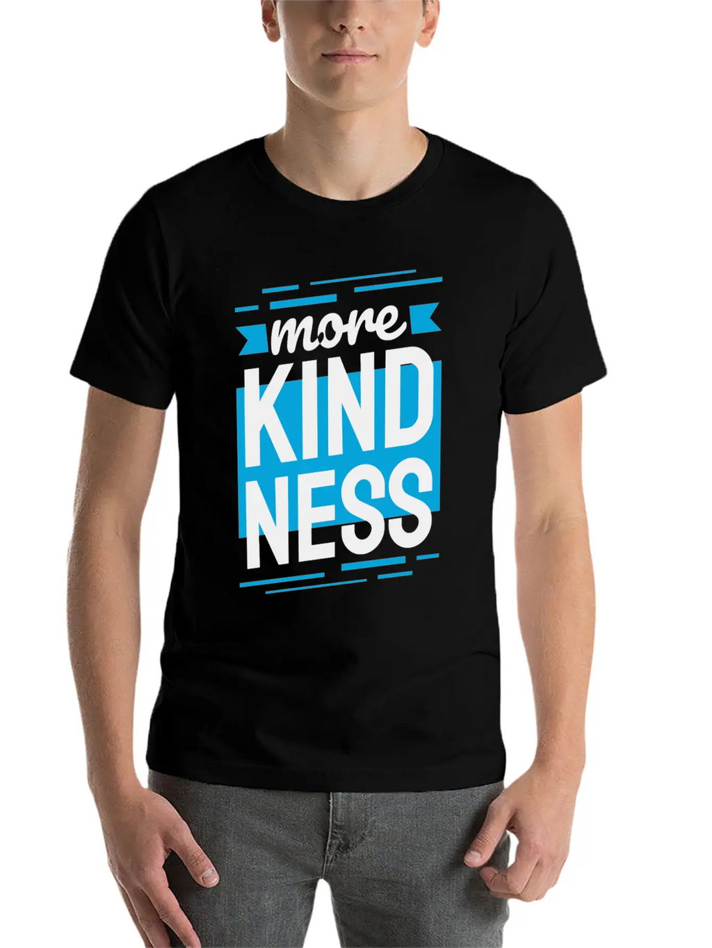 More Kindness Timeless Short Sleeve Tee – Comfy And Minimalist Design