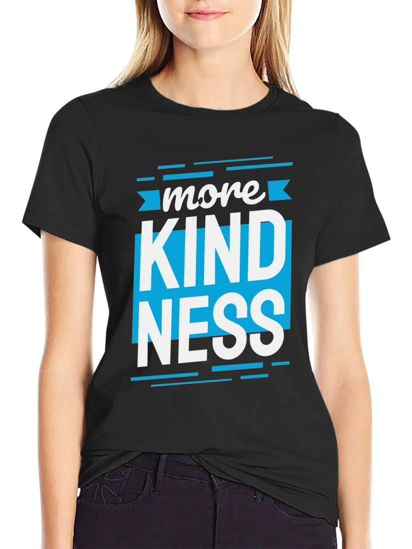 More Kindness Timeless Short Sleeve Tee – Comfy And Minimalist Design