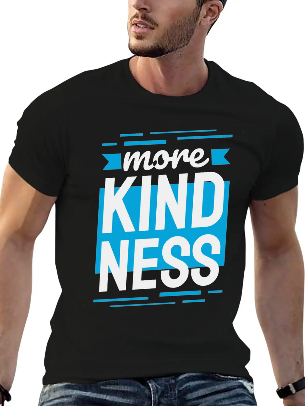 More Kindness Timeless Short Sleeve Tee – Comfy And Minimalist Design