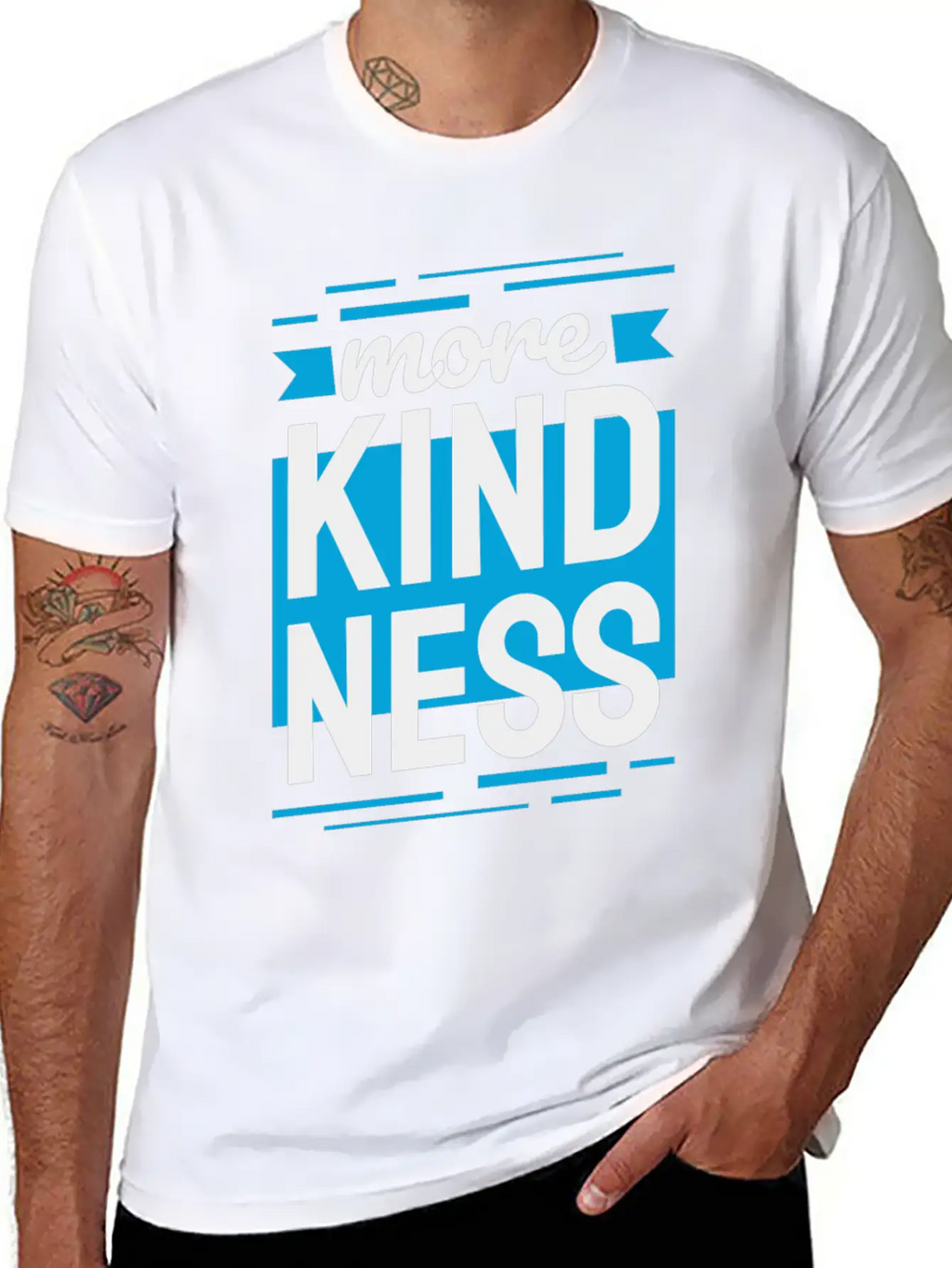 More Kindness Timeless Short Sleeve Tee – Comfy And Minimalist Design