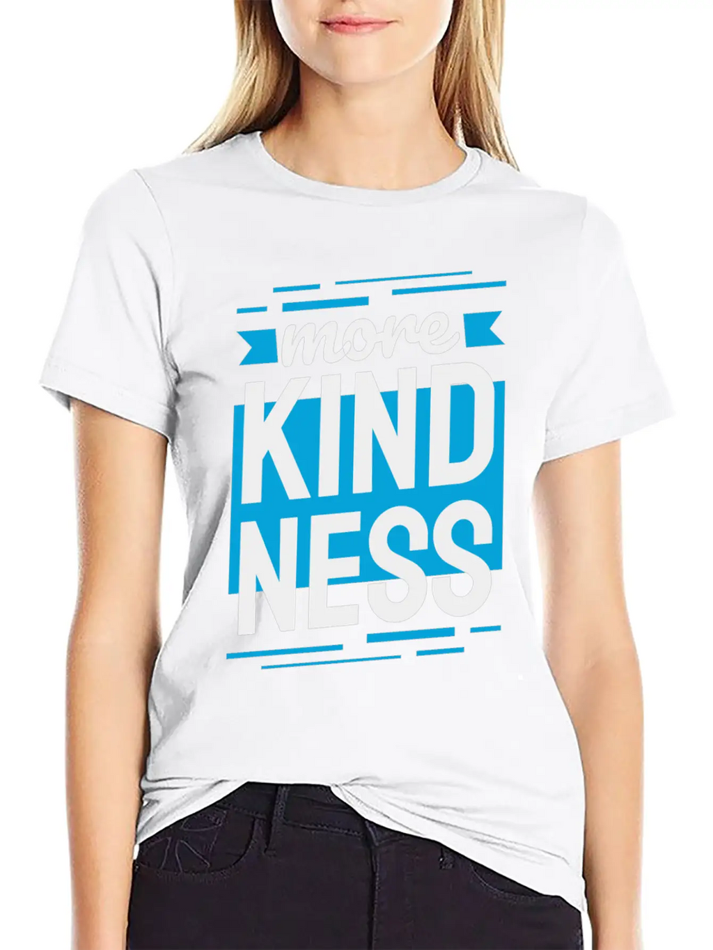 More Kindness Timeless Short Sleeve Tee – Comfy And Minimalist Design