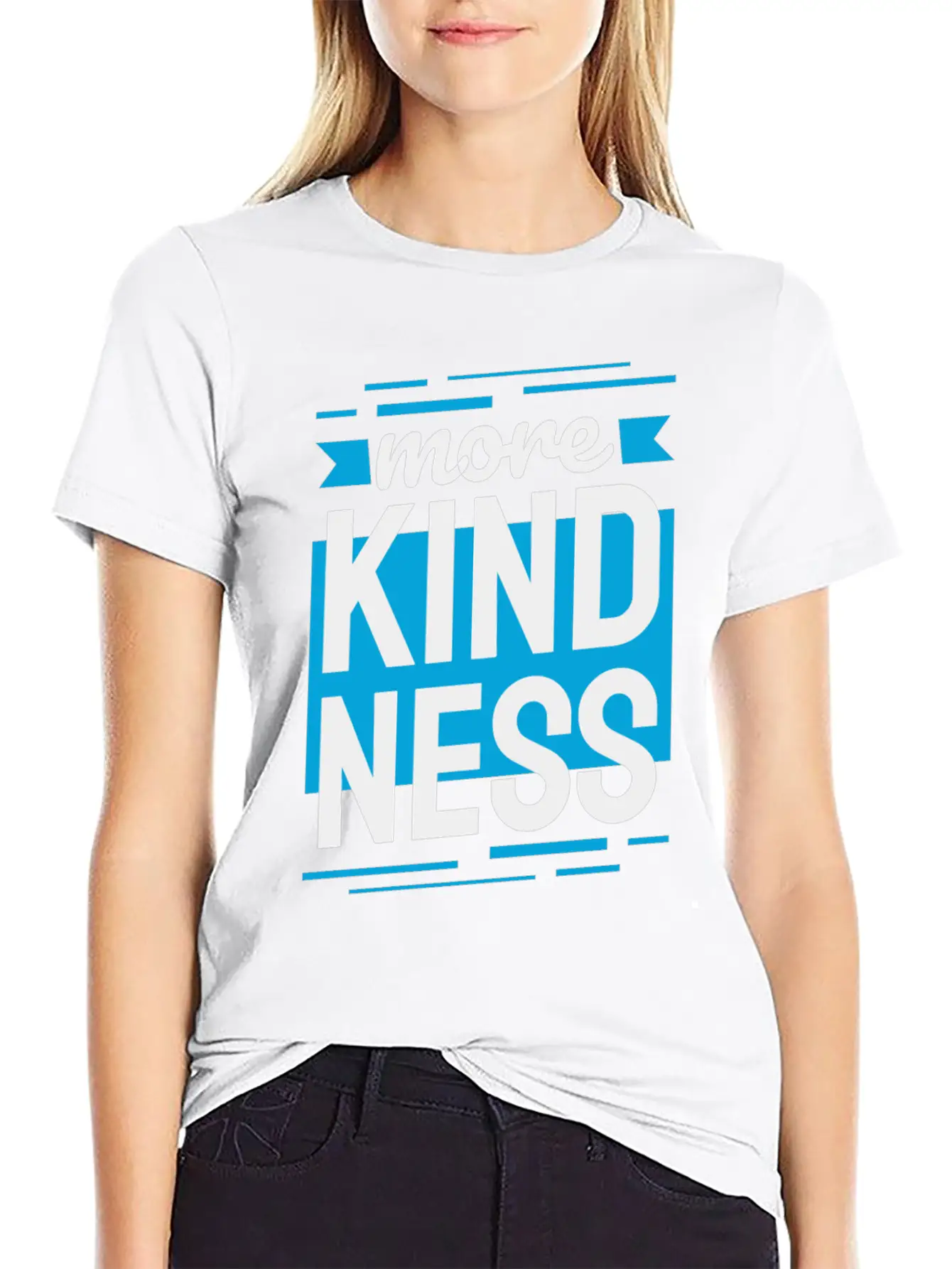 More Kindness Timeless Short Sleeve Tee – Comfy And Minimalist Design