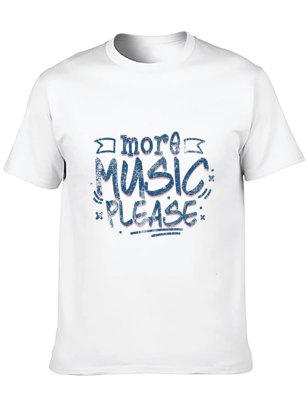 More Music Please Basic Graphic T-Shirt – Daily Comfort In Soft Cotton
